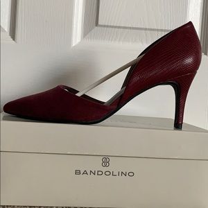 Bandolino burgundy heels